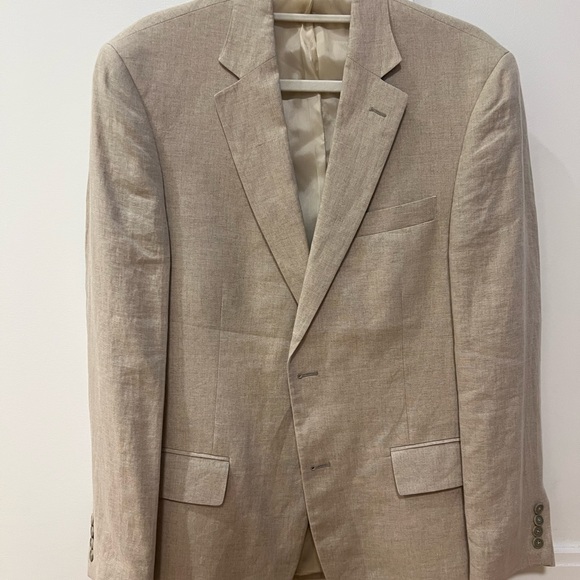 Nordstroms Men’s Shop Linen Jacket/Blazer - Picture 1 of 4